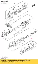 Here you can order the shaft,sec drive from Suzuki, with part number 2497127H00: