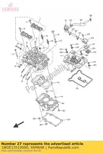 yamaha 1WDE13510000 joint, cylindre - La partie au fond