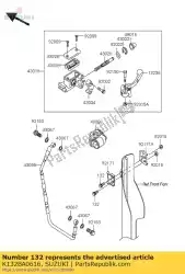 Here you can order the bolt-flanged-sm from Suzuki, with part number K132BA0616: