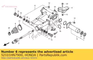 Honda 52101HN7900 laars, gezamenlijk - Onderkant