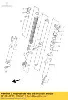 5113012F00, Suzuki, tubo esterno, r suzuki gz 125 250 1998 1999 2000, Nuovo