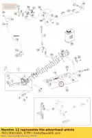 76513061000, KTM, repair kit piston 13mm husqvarna ktm  enduro smc 690 701 2008 2009 2010 2011 2012 2013 2014 2015 2016 2017 2018 2019 2020 2021, New