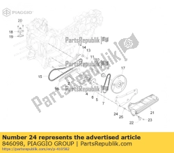 Aprilia 846098, Pakking, OEM: Aprilia 846098