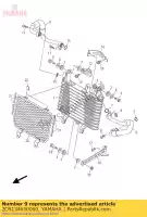 2CR134650000, Yamaha, tubo flessibile, olio 2 yamaha  mt yfz r yzf r 1000 2015 2016 2017 2018 2019 2020 2021, Nuovo