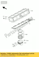 110050015, Kawasaki, motor de cilindro kawasaki z  j zr7 s f zr7s zr750 h z750 z750s 750 , Novo