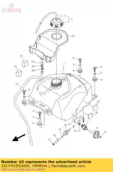 Here you can order the tube 2 from Yamaha, with part number 1SCF41B50000: