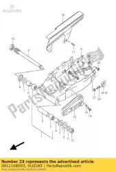 Here you can order the bolt from Suzuki, with part number 0911108083: