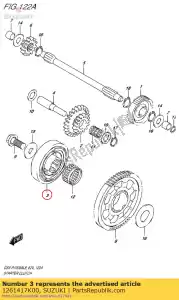 suzuki 1261417K00 sprz?g?o, rozrusznik w jedn? stron? - Dół