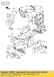 case-batterij van Kawasaki, met onderdeel nummer 320971121, bestel je hier online: