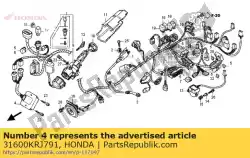 Here you can order the rectifier assy., regulator from Honda, with part number 31600KRJ791: