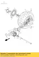 6473122H00, Suzuki, spacer,rear whe suzuki vlr intruder c1800 r ru2 touring rt vlr1800r c1800r vlr1800 1800 , New