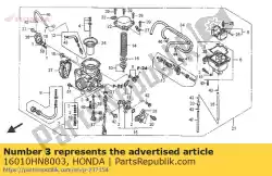 Qui puoi ordinare set di guarnizioni da Honda , con numero parte 16010HN8003: