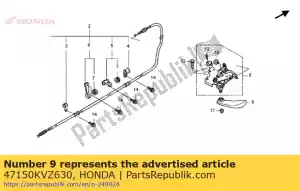 honda 47150KVZ630 aperto, freio de mão - Lado inferior