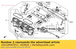 Qui puoi ordinare set di guarnizioni da Honda , con numero parte 16010MATE01: