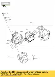 Here you can order the meter,tacho&lcd from Kawasaki, with part number 280110619: