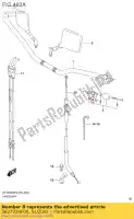 5627229F00, Suzuki, ekspander, uchwyt suzuki  dr z 400 2007 2008 2009 2017 2018 2019, Nowy