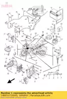 14B833710000, Yamaha, hoorn yamaha yzf r 1000 2009 2010 2011 2012 2013 2014, Nieuw