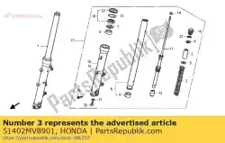 Qui puoi ordinare colletto, primavera da Honda , con numero parte 51402MV8901: