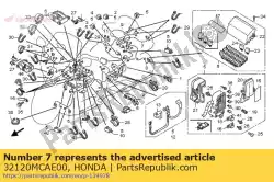 Here you can order the no description available at the moment from Honda, with part number 32120MCAE00: