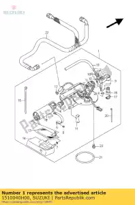 Suzuki 1510040H00 pompa, carburante - Il fondo