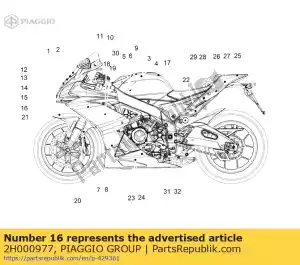 Piaggio Group 2H000977 sticker 