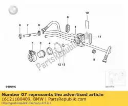 Qui puoi ordinare tubo flessibile del carburante da BMW , con numero parte 16121180409: