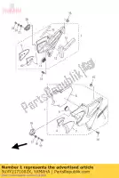 5UXY2171002X, Yamaha, pokrywa, strona 1 yamaha xjr 1300 2007 2008 2009 2010 2011, Nowy