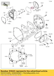 Here you can order the pin ej650-a1 from Kawasaki, with part number 920431606: