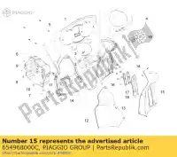 654968000C, Piaggio Group, Koelvloeistof insp. deur aprilia gilera  gp srv zapm55103, zd4m55104, zapm55104 800 850 2007 2009 2012 2016 2017 2018 2019, Nieuw