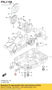 Suzuki 0924710008 enchufe - Lado inferior