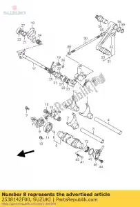 suzuki 2538142F00 piastra, cambio - Il fondo