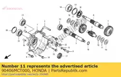 Here you can order the washer, side, 22mm from Honda, with part number 90406MCT000: