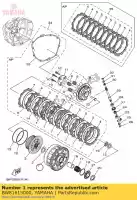 BW81615000, Yamaha, primair aangedreven tandwiel: yamaha mt10ah mtn1000h mt10asph mtn1000dh mt10aj mtn1000j mt10 mt10aspj mtn1000dj mt10ak mtn1000k mt10aspk mtn1000dk mtn1000d mtn1000 mt10al mtn1000al mt10aspl mtn1000dl mt10am mtn1000m mt10aspm mtn1000dm 1000 , Nieuw