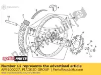 AP9100227, Piaggio Group, Anel de vedação 32x42x7 aprilia  mxv rxv rxv sxv sxv 450 550 2006 2008 2009 2010 2011, Novo