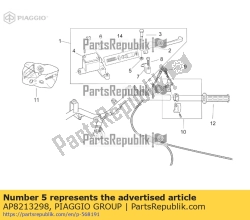 Aprilia AP8213298, Nut, OEM: Aprilia AP8213298