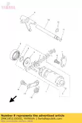 Aqui você pode pedir o garfo, turno 1 em Yamaha , com o número da peça 2MK185110000: