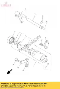 yamaha 2MK185110000 garfo, turno 1 - Lado inferior