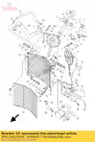 3P6124610000, Yamaha, radiator assy yamaha fjr 1300 2006 2007 2008 2009 2010 2011, New