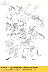 Here you can order the bracket, side stand from Yamaha, with part number 1RC273210000: