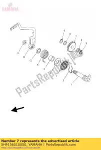 yamaha 5HP156510000 bieg, kopnij na biegu ja?owym - Dół