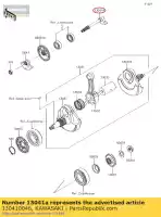 130410046, Kawasaki, Balancer, schacht kawasaki kx  f kx450f 450 , Nieuw