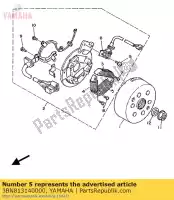 3BN813140000, Yamaha, bobina, iluminação 2 yamaha dt 125 1986 1987 1988 1989 1990 1991 1992 1993 1994 1995 1996 1997 1998, Novo