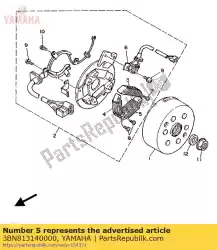 Tutaj możesz zamówić cewka, o? Wietlenie 2 od Yamaha , z numerem części 3BN813140000: