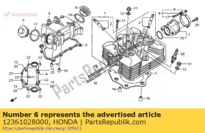 honda 12361028000 dop, klepstotergat - Onderkant