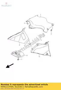 suzuki 9446237H00 carenado, debajo de i - Lado inferior