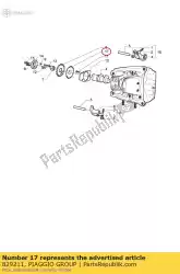 Here you can order the wheel speed sensor. Left front from Piaggio Group, with part number 829211: