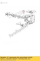 Aprilia 829211, Czujnik pr?dko?ci ko?a. lewy przód, OEM: Aprilia 829211