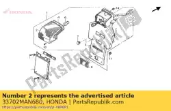 lenscomp., achterlicht van Honda, met onderdeel nummer 33702MAN680, bestel je hier online: