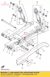 Qui puoi ordinare braccio posteriore comp. Da Yamaha , con numero parte 3LS221100033: