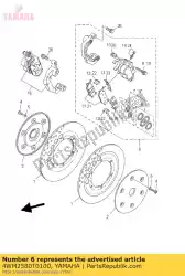 Tutaj możesz zamówić zespó? Zacisku (lewy) od Yamaha , z numerem części 4WM2580T0100: